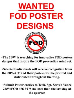 Barksdale AFB Looks For Those With An Eye For FOD.