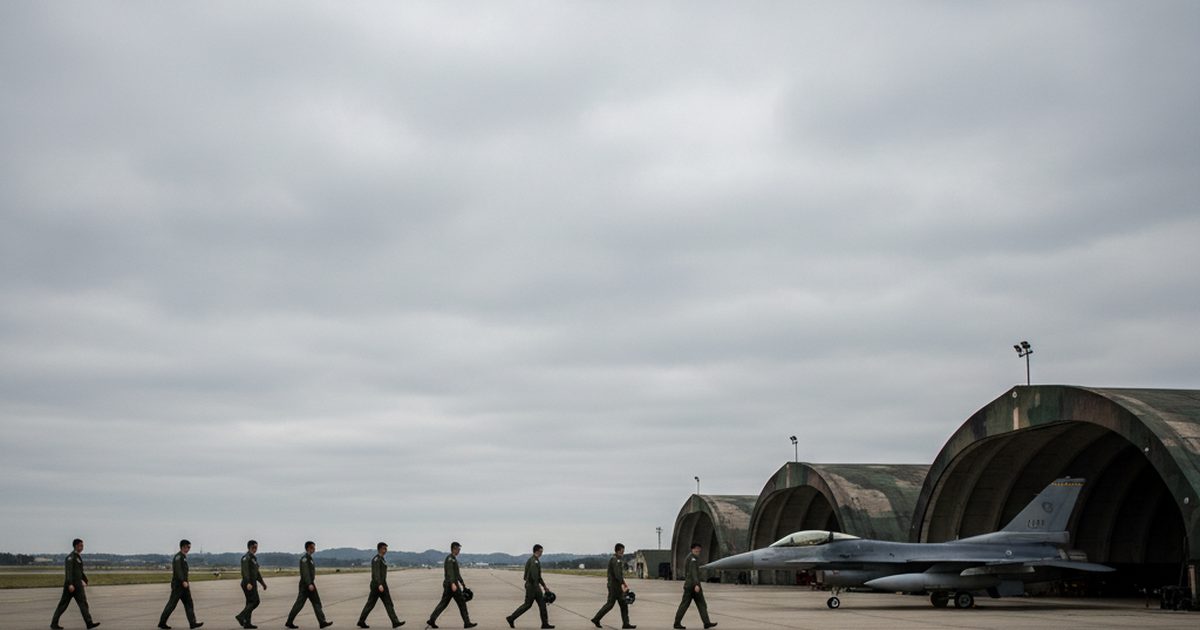 U.S. Air Force’s 8th Fighter Wing Executes Flightline FOD Walk at Kunsan Air Base Ahead of Freedom Shield 26