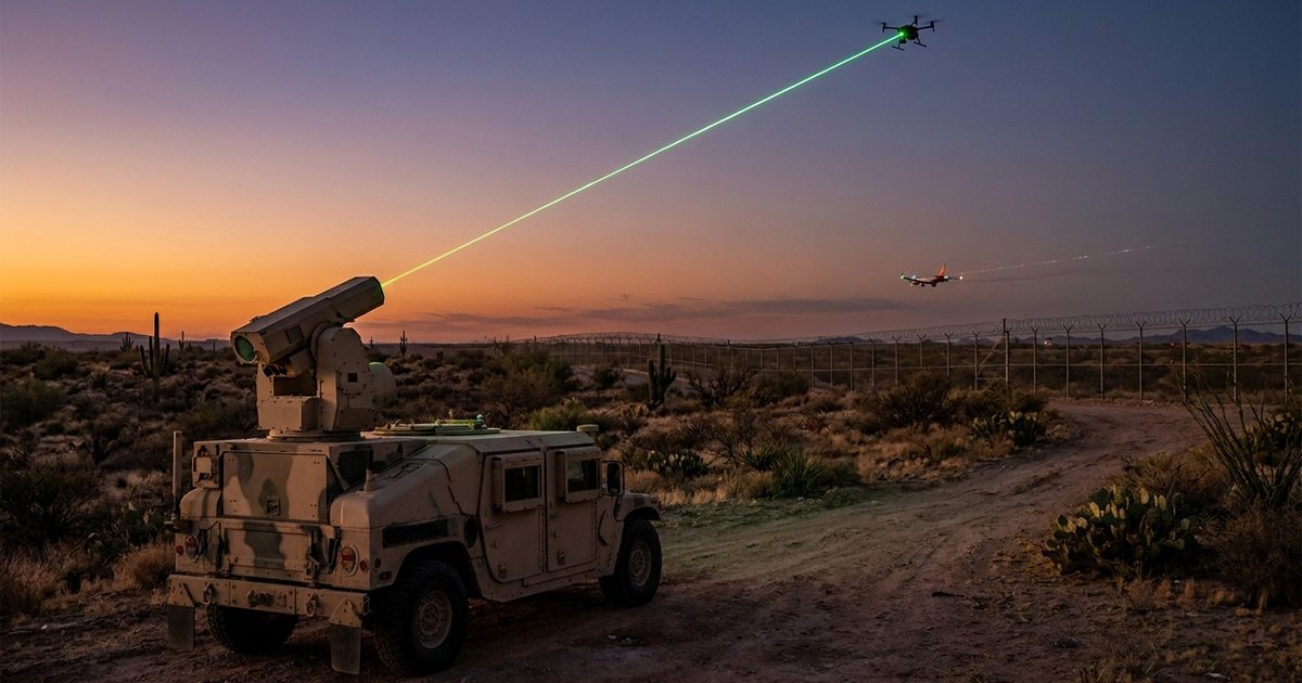 FAA Greenlights Anti-Drone Laser Weapons Near Commercial Flight Paths Along US Border