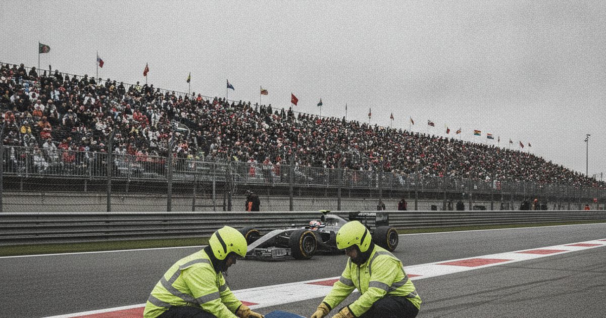 Rogue Umbrella Triggers Virtual Safety Car at British GP