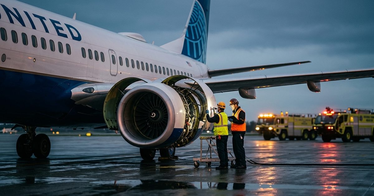 United Airlines Flight 2181 Declares MAYDAY Over Houston After Engine ‘Banging Loud’
