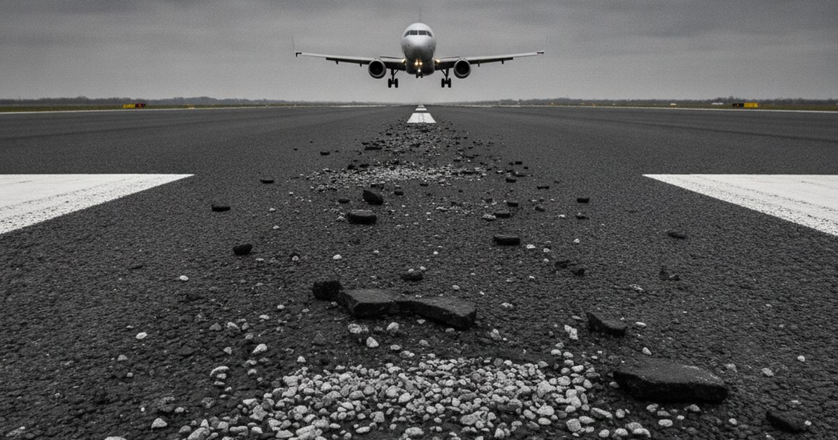 Freshly Repaved Runway at Indian Airport Fails After 8 Landings, Forcing IndiGo Diversion