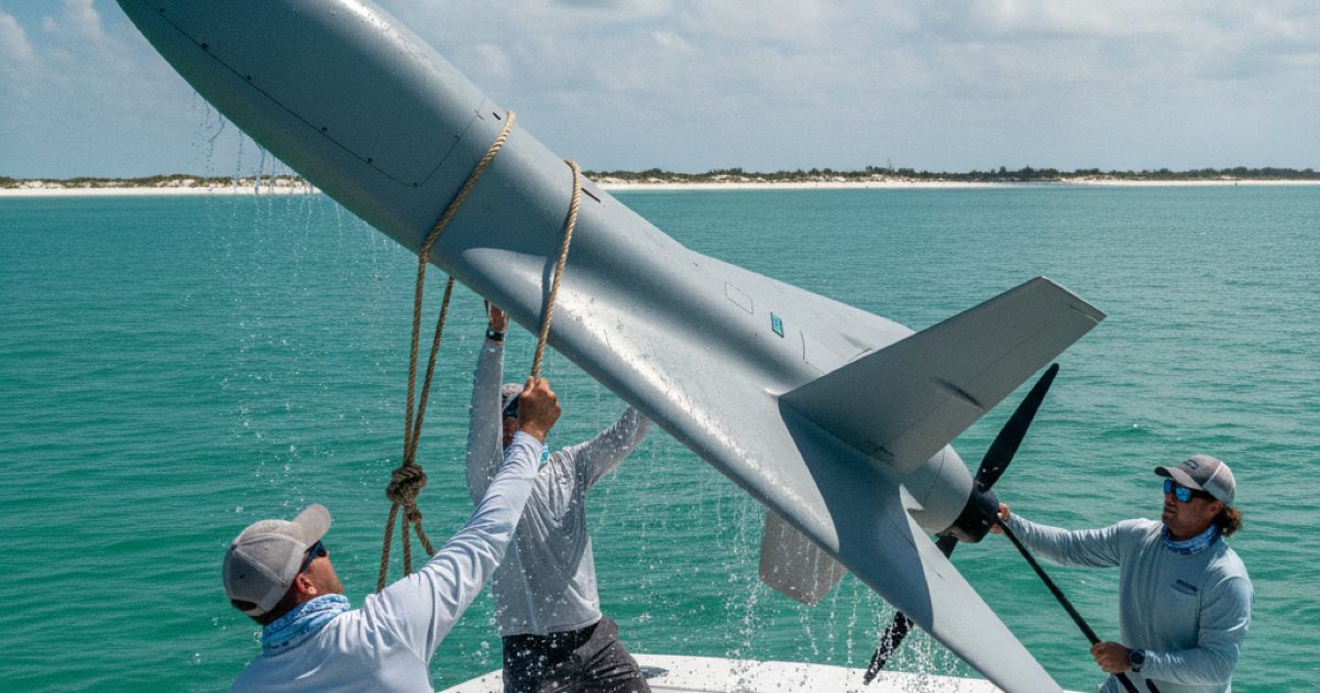 Fishermen Reel In Air Force Test Drone; Eglin Warns Public Not to Touch Debris