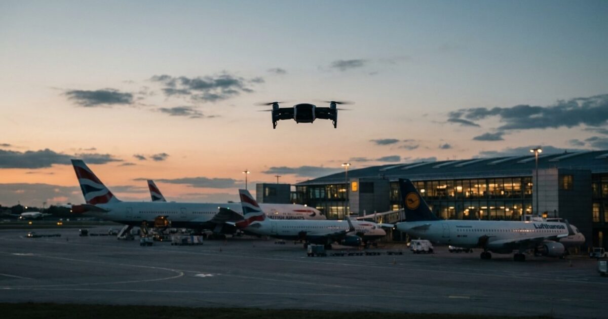 Drone Sighting Halts All Departures at Heathrow Terminal 5