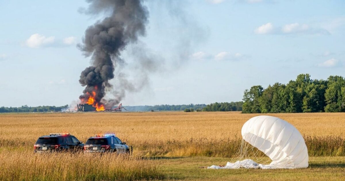 Texas ANG F-16 Destroyed in Michigan Crash After Suspected Bird Strike Knocks Out Engine, Pilot Ejects Safely