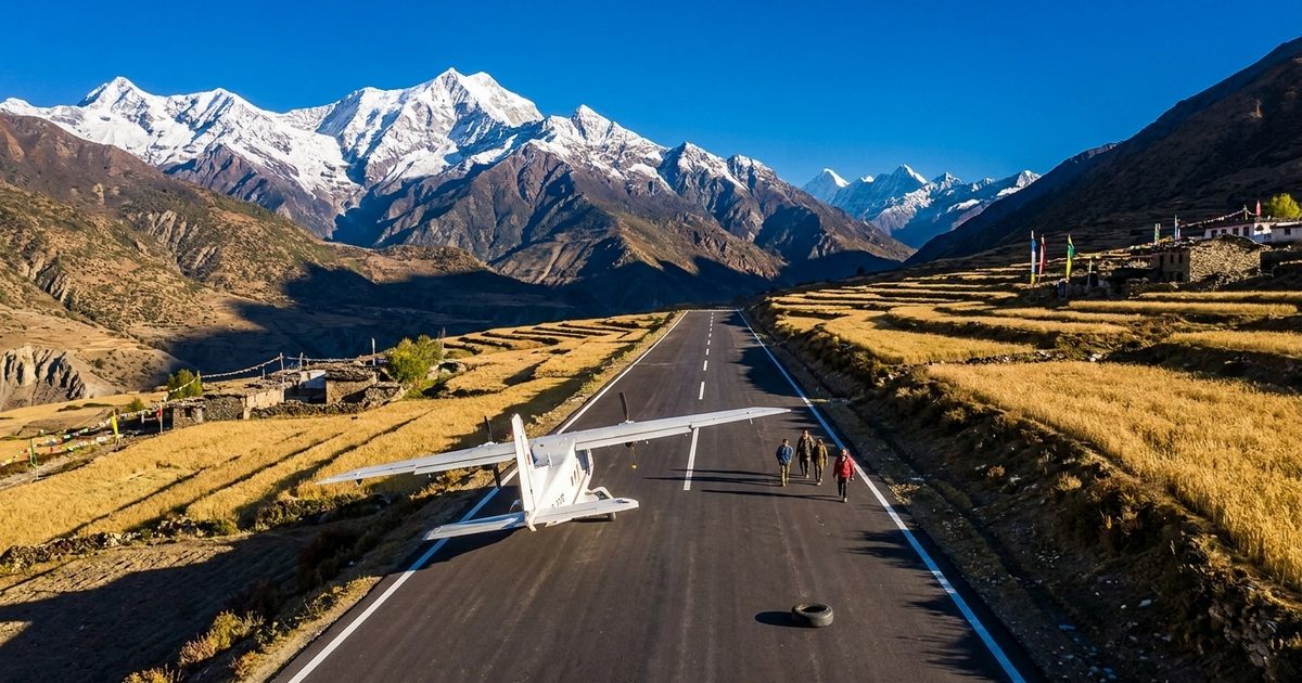 Sita Air Tyre Detaches on Landing at Dolpa’s Juphal Airport, Blocking Runway