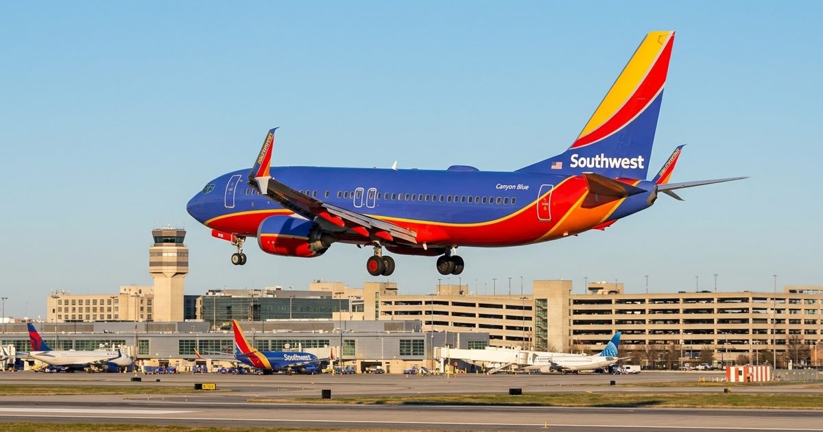 Southwest 737 MAX Diverts to BWI After Bird Strike on DCA Departure