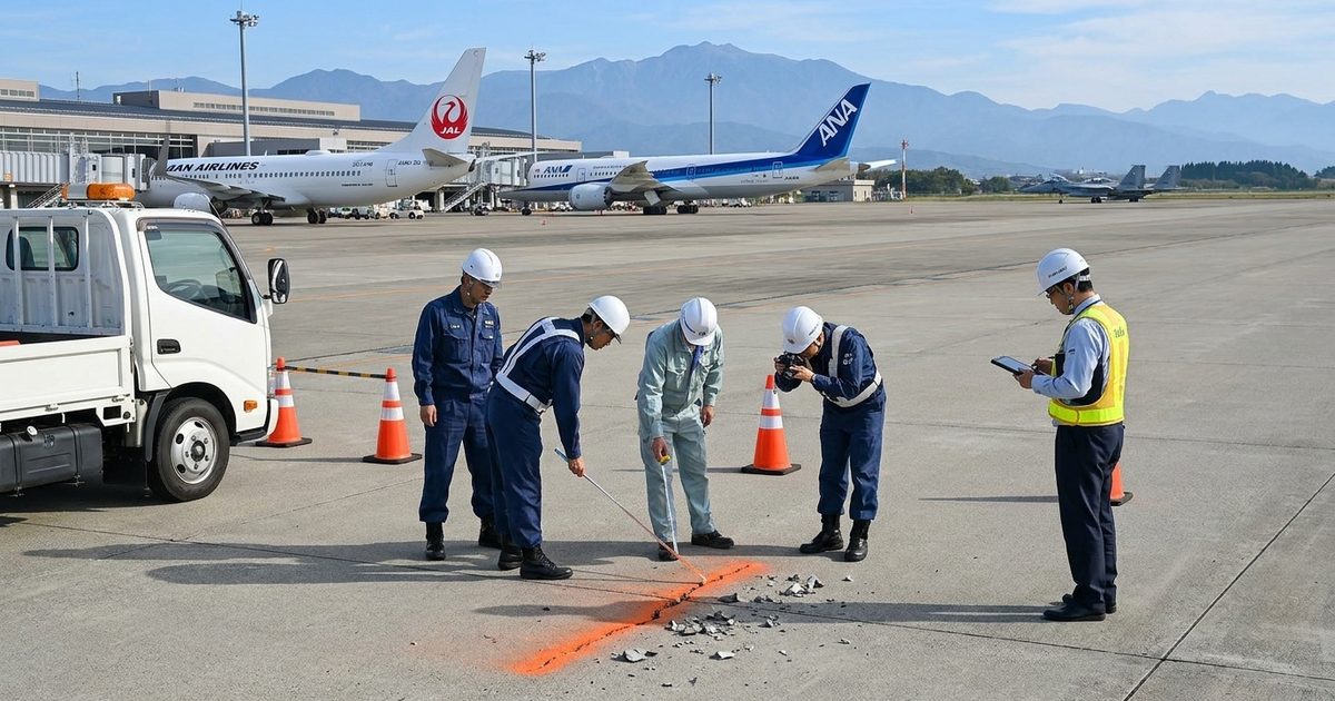 Komatsu Airport Runway Shut for Hours After Crack Found — Second Closure of 2026
